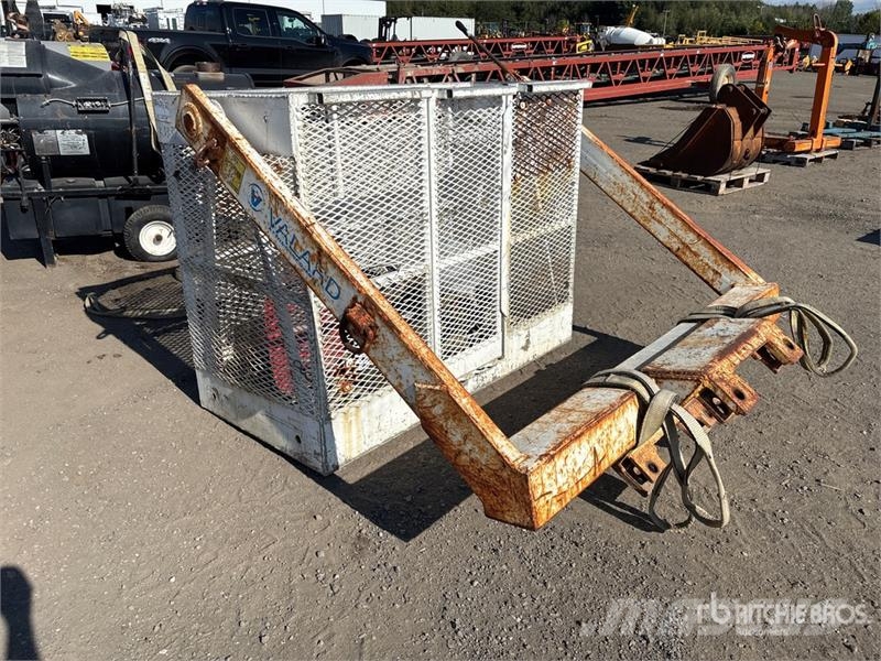 60 in 800 lb Personnel Basket Vertikalūs stiebiniai keltuvai