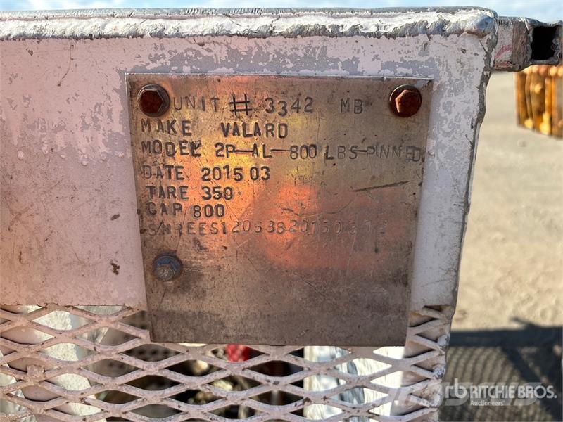 60 in 800 lb Personnel Basket Vertikalūs stiebiniai keltuvai