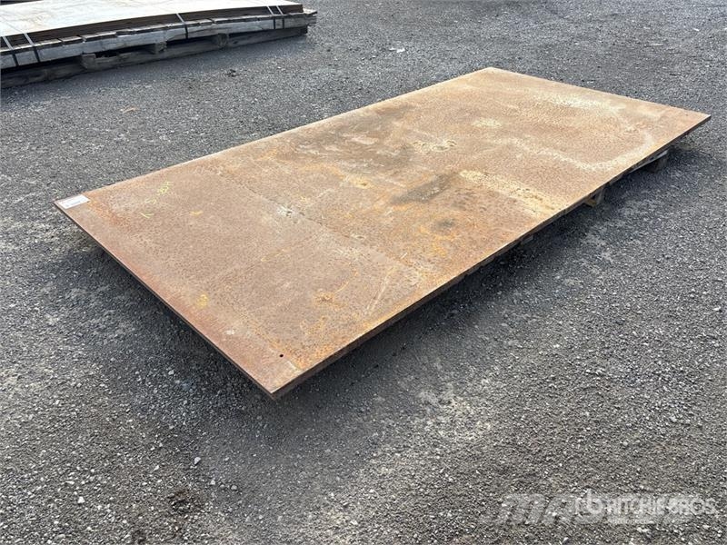  60 in x 120 in (1 in Thick) Steel Plates Andre komponenter