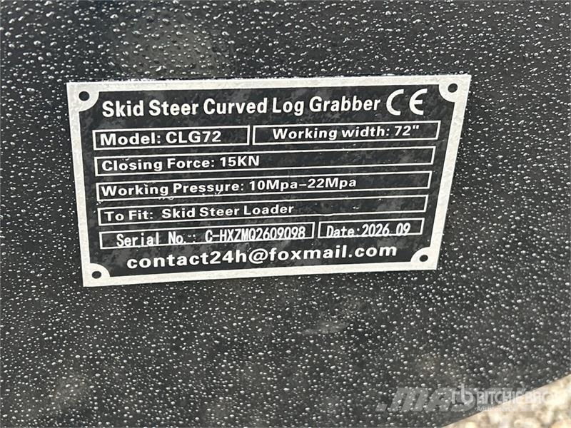 71 in Skid Steer Root Rake Rendkészítő