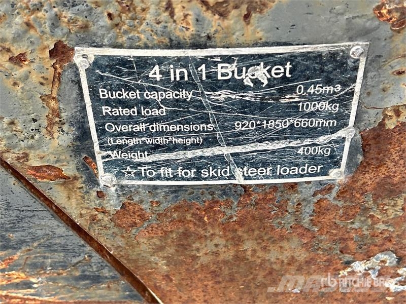72 in Multi-Purpose Skid Steer Bucket Kašike / Korpe