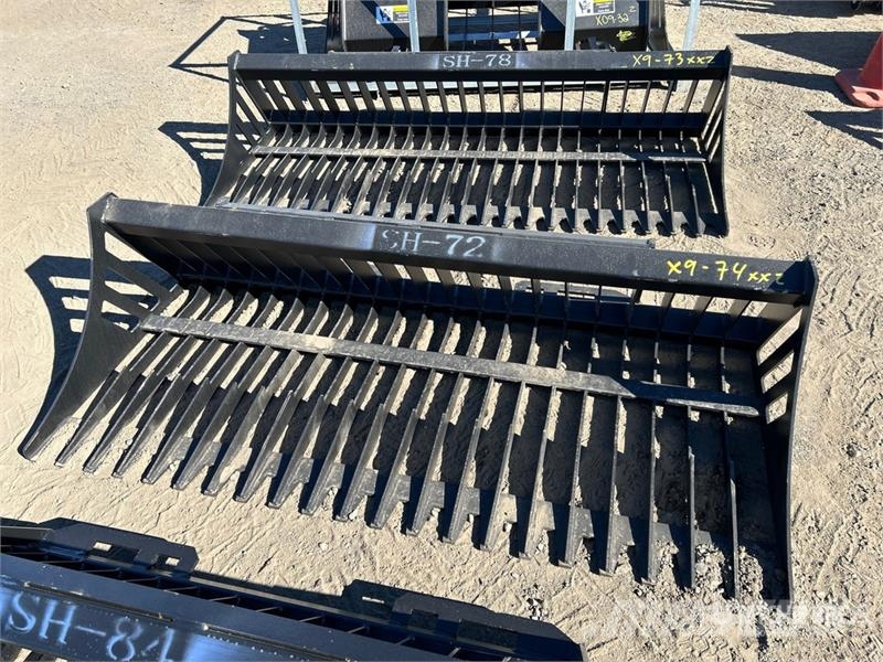  72 in Skeleton Skid Steer Bucket (Unused) Kanalak
