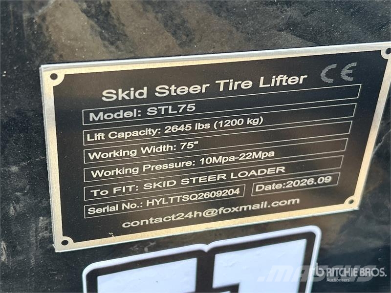  75 in Tire Lifter مكونات أخرى