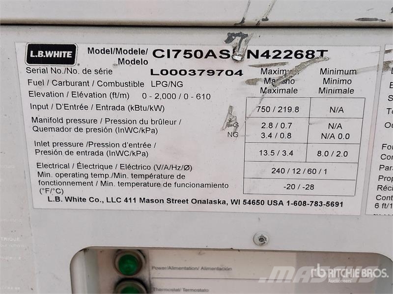 750000 BTU Space Heater Kühl- und Heizsysteme