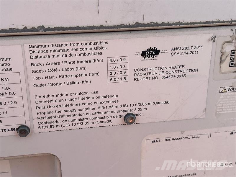 750000 BTU Space Heater Kühl- und Heizsysteme