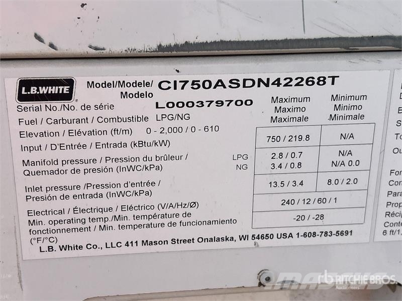 750000 BTU Space Heater Kühl- und Heizsysteme
