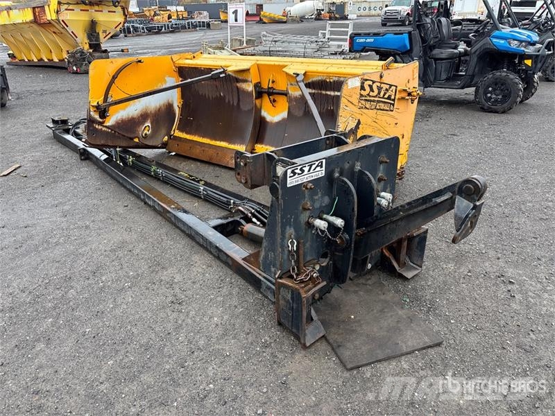 8 ft - 14 ft Extendable Snow Plow Lame pentru dezapezire si pluguri