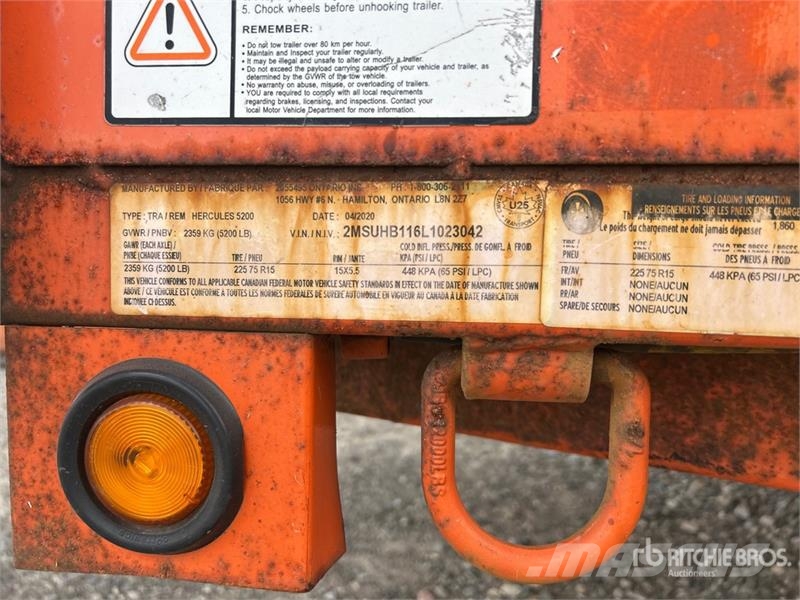 8 ft S/A Utility Trailer Other trailers