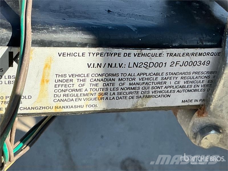 8 ft S/A Utility Trailer Andre hengere