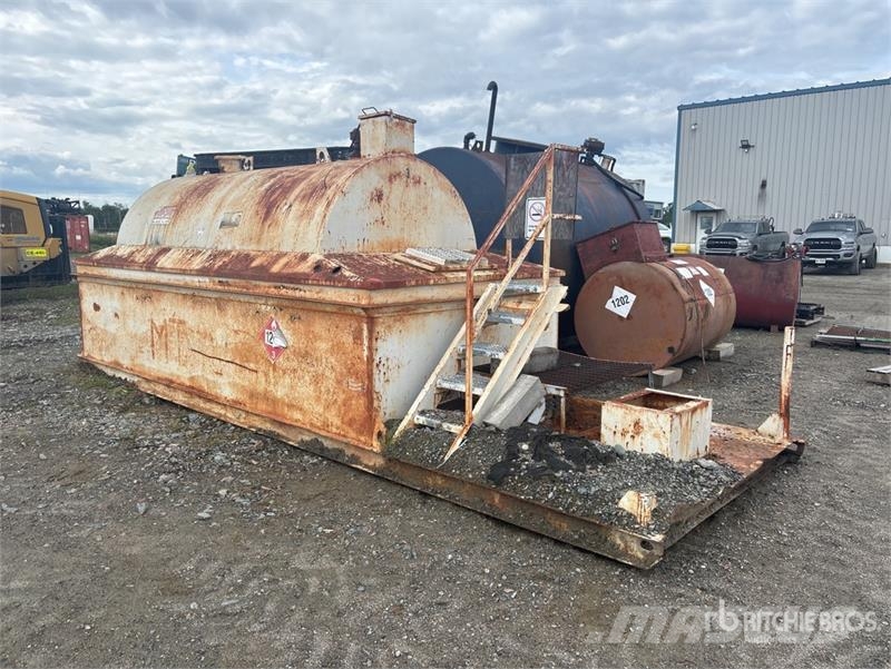 9000 L Skid Mounted Steel Diesel Fuel Tank Depósitos de combustible y aditivos