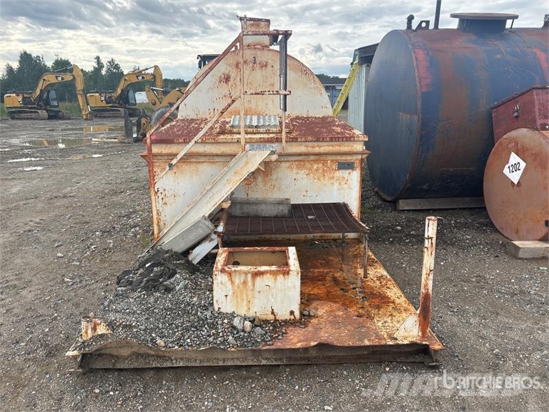 9000 L Skid Mounted Steel Diesel Fuel Tank Depósitos de combustible y aditivos