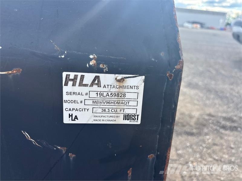 96 in Telehandler Bucket Kanalak
