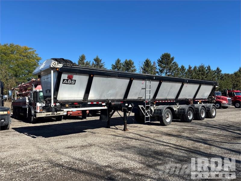 ABS 48 ft Quad/A Live Bottom Trailer Tovorne pohodne polprikolice