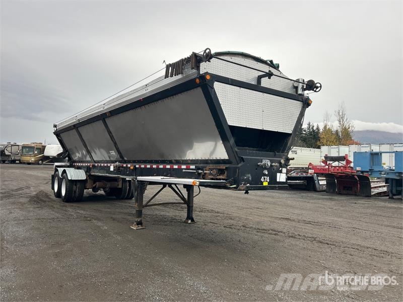 ABS Remorques Inc 34 ft T/A Live Bottom Trailer Ημιρυμούλκες με κινούμενο δάπεδο