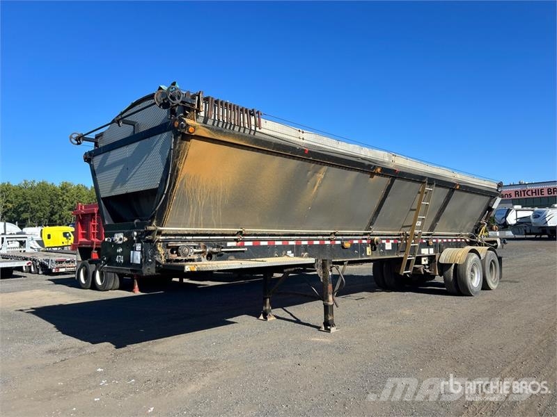 ABS Remorques Inc 34 ft T/A Live Bottom Trailer Semirimorchi con piano mobile