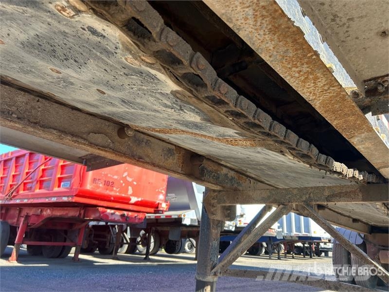 ABS Remorques Inc 34 ft T/A Live Bottom Trailer Semirimorchi con piano mobile