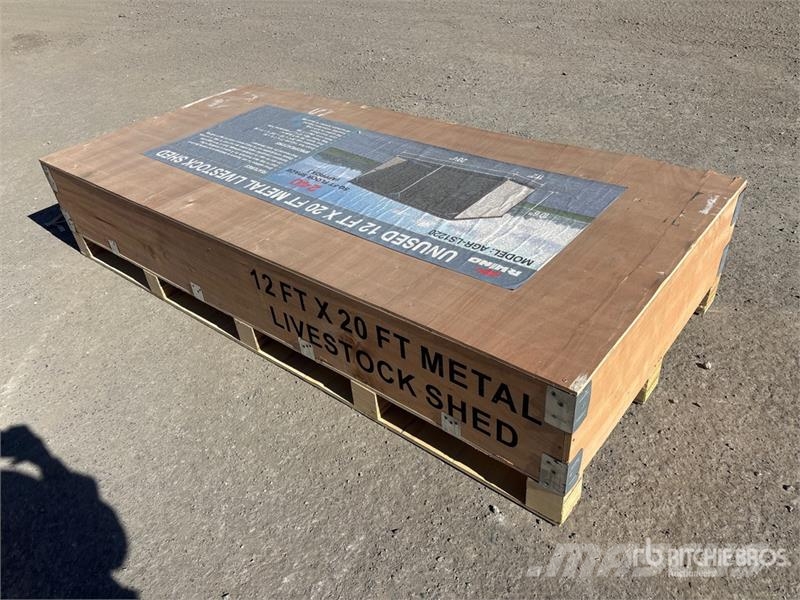 AGR-LS1220 20 ft x 12 ft Metal Livestock Shelter ( Egyéb állattenyésztés gépei és tartozékok