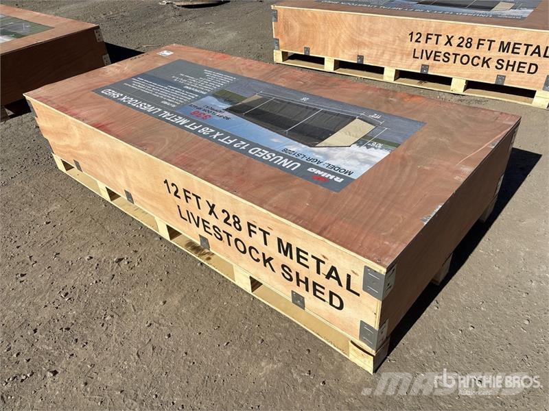 AGR-LS1220 20 ft x 12 ft Metal Livestock Shelter ( Egyéb állattenyésztés gépei és tartozékok