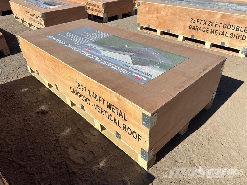  AGR-MC2040 20 ft x 40 ft Steel Carport (Unused) Стальные каркасные здания
