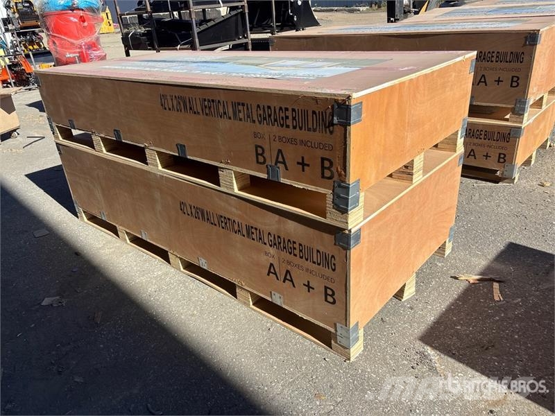  AGR-MS2642 26 ft x 42 ft Metal Garage Storage Buil Stålrammmer
