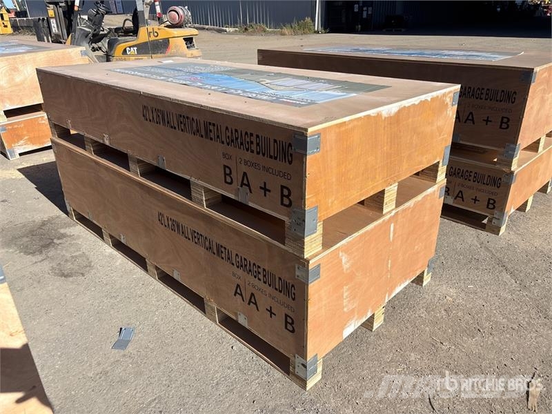 AGR-MS2642 26 ft x 42 ft Metal Garage Storage Buil Stålrammmer