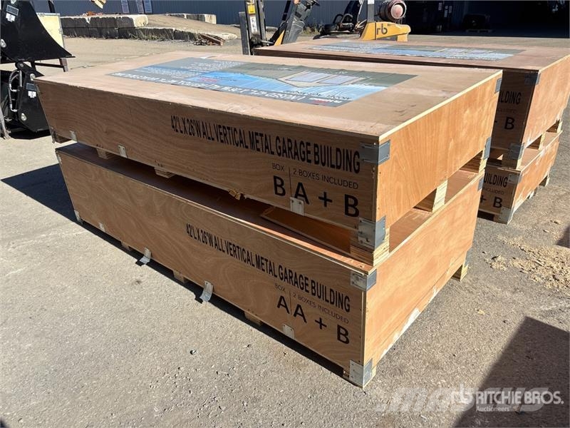  AGR-MS2642 26 ft x 42 ft Metal Garage Storage Buil Stålrammmer