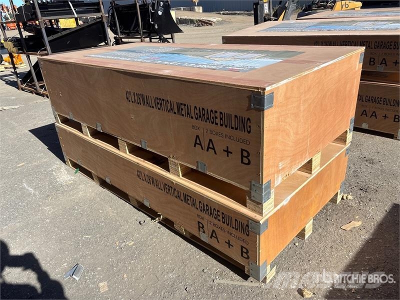 AGR-MS2642 26 ft x 42 ft Metal Garage Storage Buil Stålrammmer