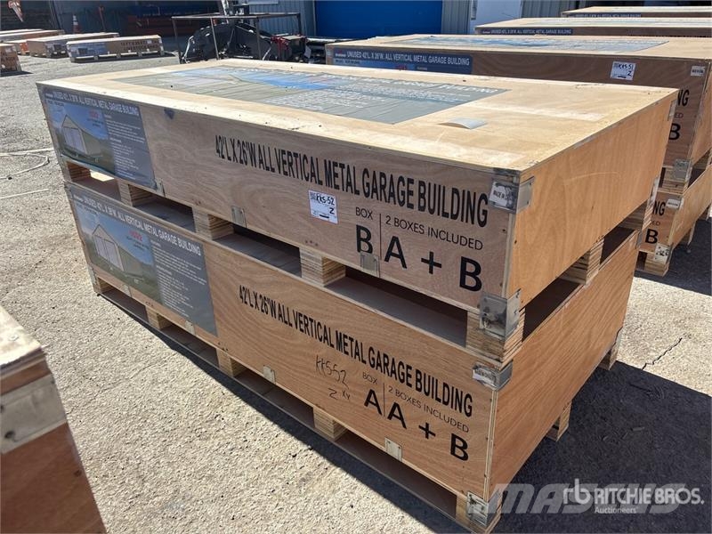  AGR-MS2642 26 ft x 42 ft Metal Garage Storage Buil Stålrammmer