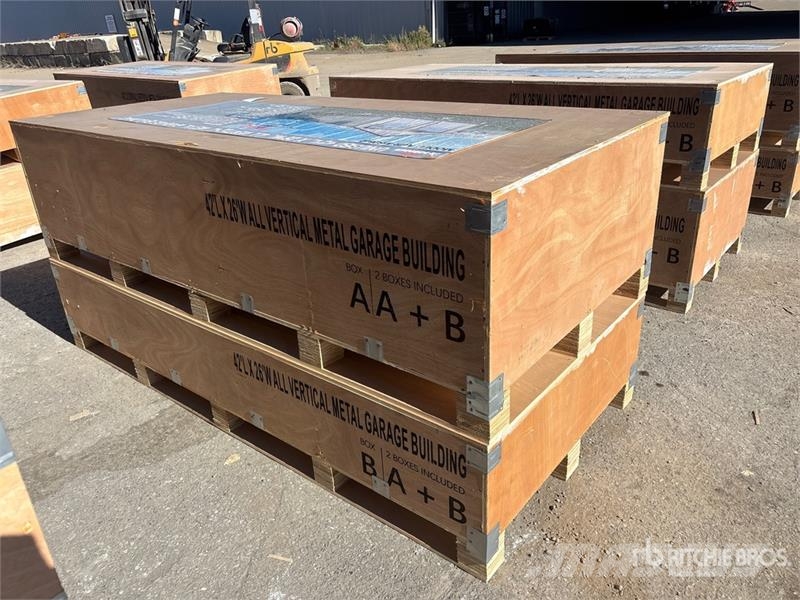  AGR-MS2642 26 ft x 42 ft Metal Garage Storage Buil Stålrammmer