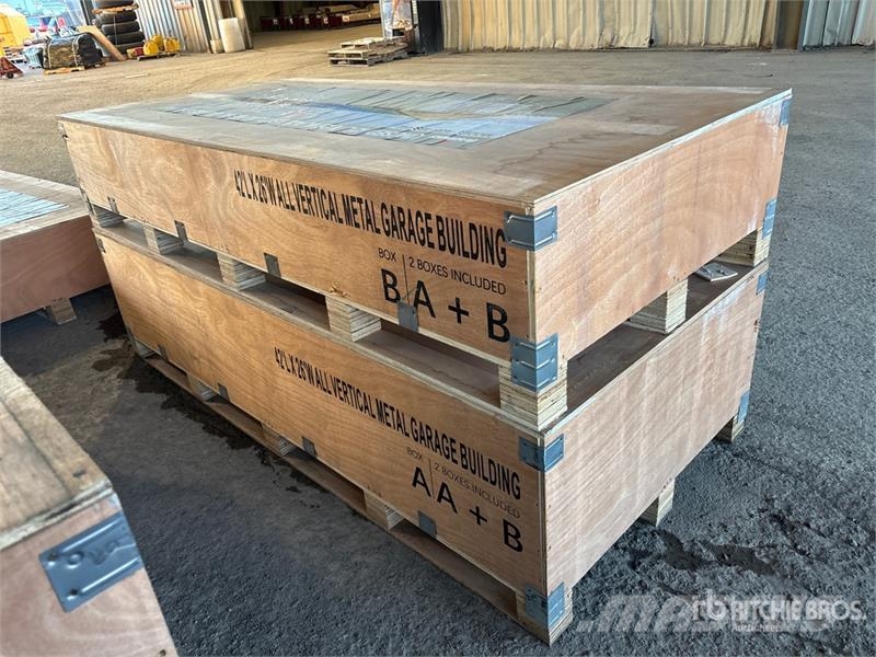  AGR-MS2642 26 ft x 42 ft Metal Garage Storage Buil Stahlrahmenaufbauten