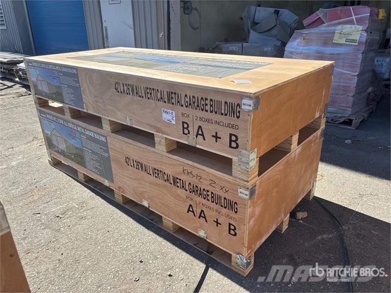 AGR-MS2642 26 ft x 42 ft Metal Garage Storage Buil Stålrammmer