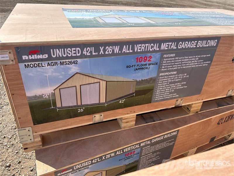 AGR-MS2642 42 Ft x 26 Ft All Vertical Metal Garage Ostale prikolice