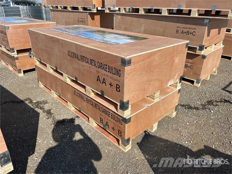 AGR-MS2642 42 ft x 26 ft All Vertical Metal Garage Ostale prikolice