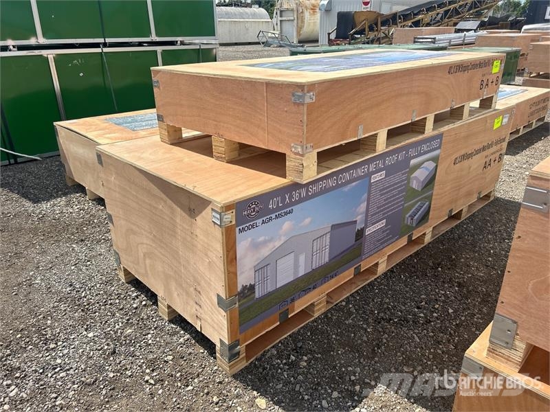 AGR MS3640 Shipping Container Metal Roof Kit (Unus Drugi deli
