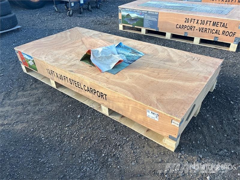  Agriquip CP1220 12 ft x 20 ft Carport (Unused) Teräsrunkorakennukset