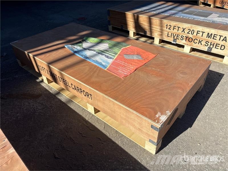  Agriquip CP1220 12 ft x 20 ft Carport (Unused) Stålrammmer