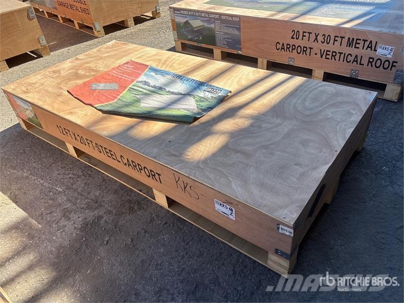  Agriquip CP1220 12 ft x 20 ft Carport (Unused) Stålrammmer