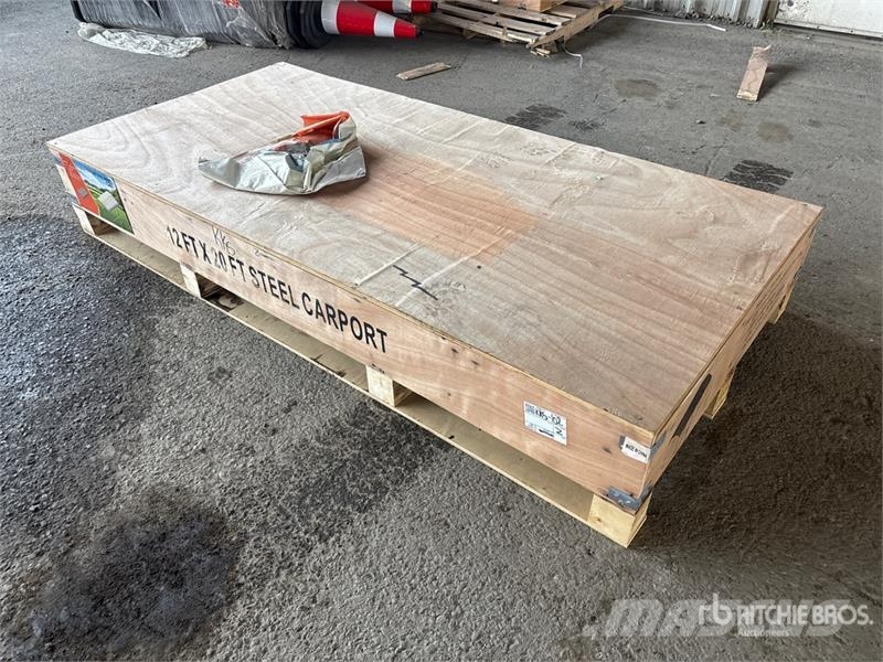 Agriquip CP1220 12 ft x 20 ft Carport (Unused) Edificación de acero