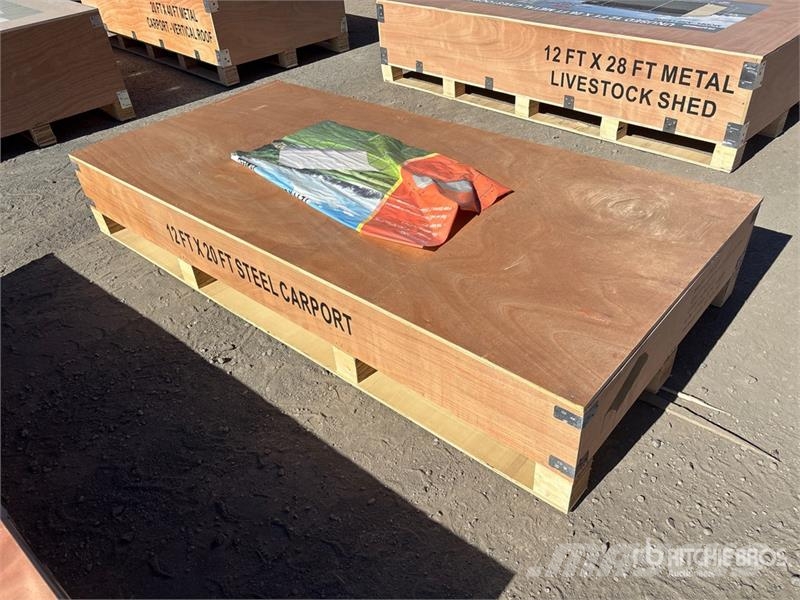  Agriquip CP1220 12 ft x 20 ft Carport (Unused) Stålrammmer