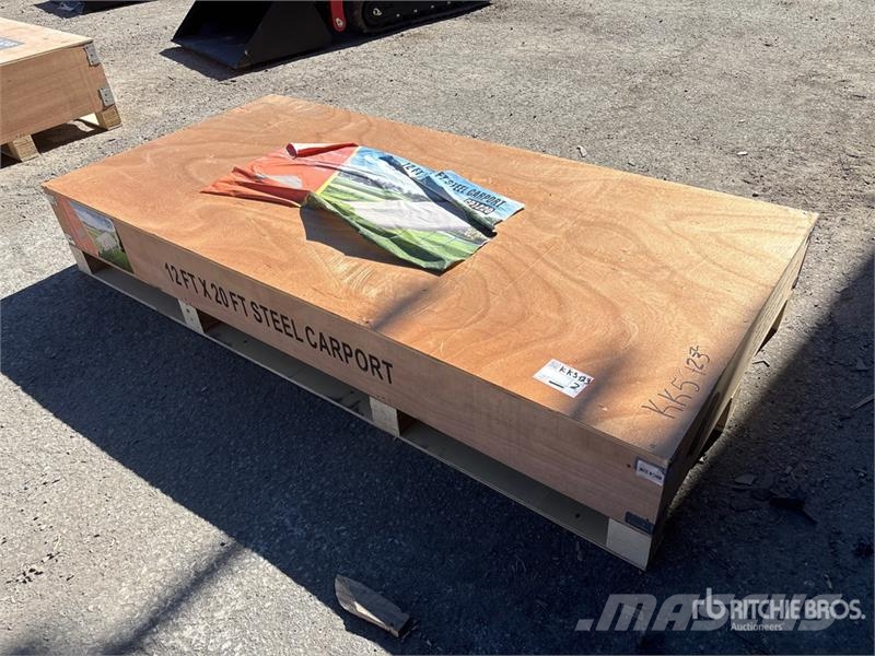  Agriquip CP1220 12 ft x 20 ft Carport (Unused) Stålrammmer