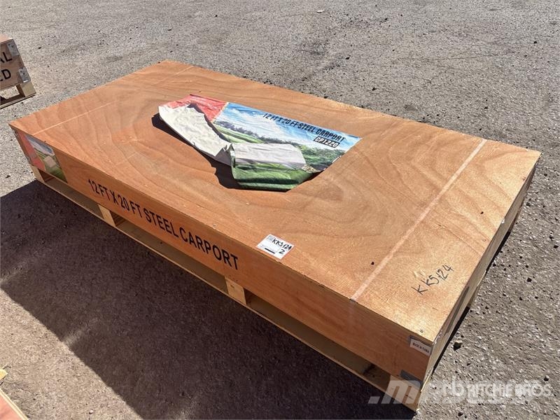  Agriquip CP1220 12 ft x 20 ft Carport (Unused) Stålrammmer