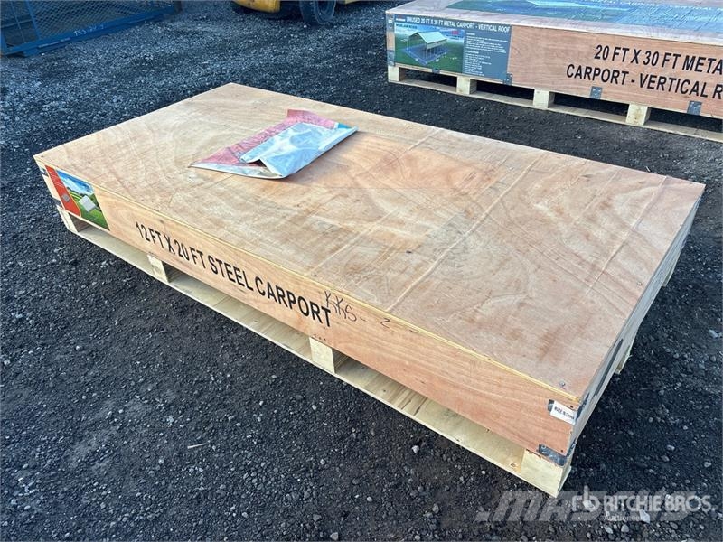  Agriquip CP1220 12 ft x 20 ft Carport (Unused) Teräsrunkorakennukset