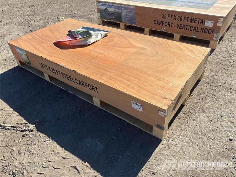 Agriquip CP1220 12 ft x 20 ft Carport (Unused) Stålrammmer