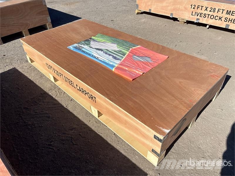  Agriquip CP1220 12 ft x 20 ft Carport (Unused) Stålrammmer