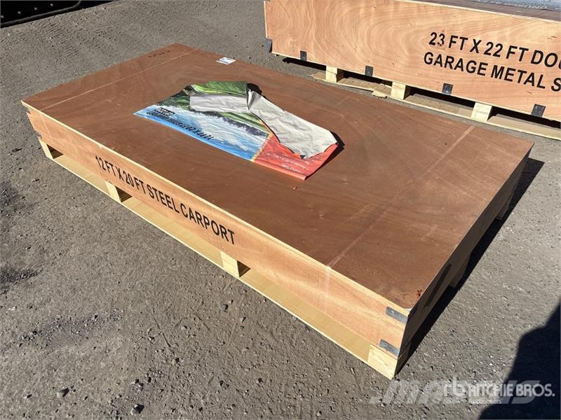  Agriquip CP1220 12 ft x 20 ft Carport (Unused) Stålrammmer