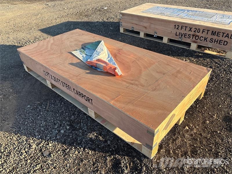 Agriquip CP1220 12 ft x 20 ft Carport (Unused) Teräsrunkorakennukset