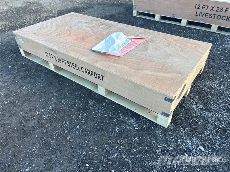  Agriquip CP1220 12 ft x 20 ft Carport (Unused) Teräsrunkorakennukset