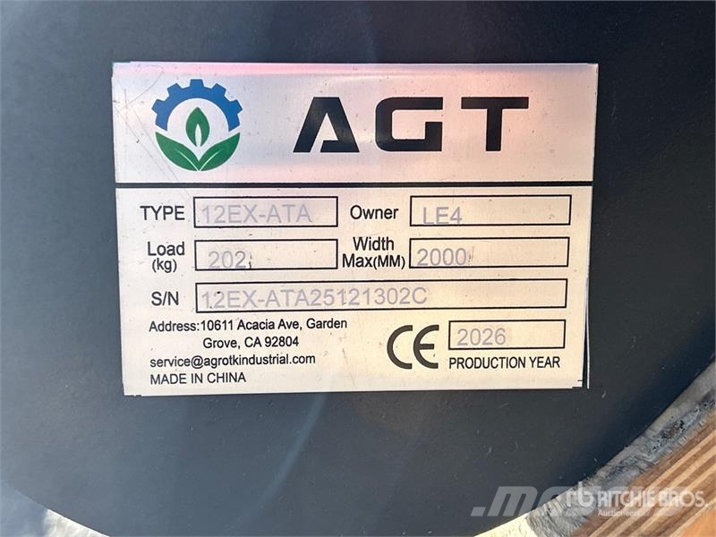 AGT 12EX-ATA 12 in Mini Excavator Attachments (Unused) مكونات أخرى