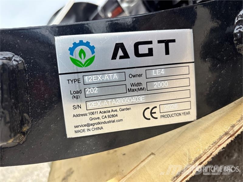 AGT 12EX-ATA Mini Excavator Attachments (Unused) その他部品