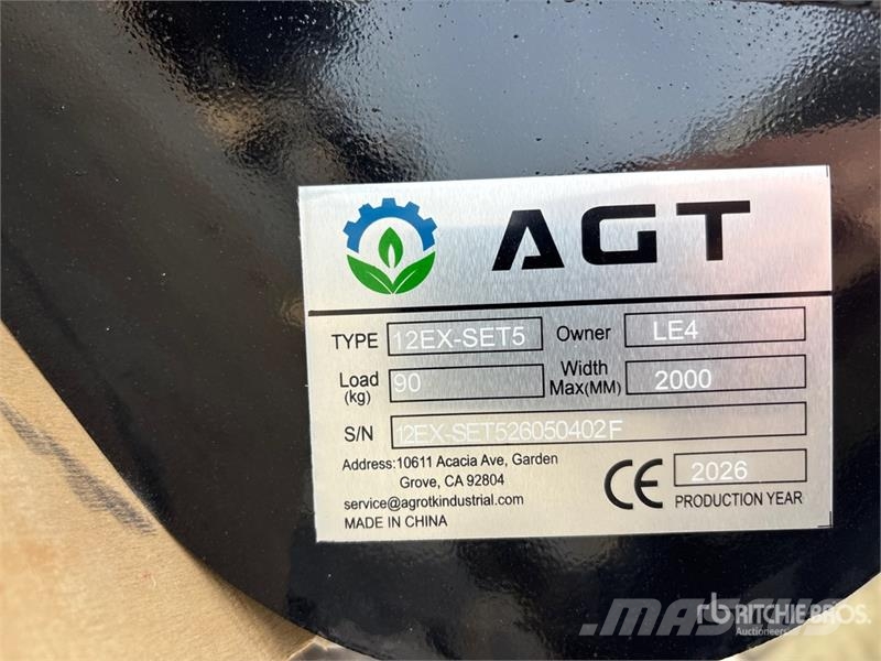 AGT 12EX-SET5 Mini Excavator Attachments (Unused) その他部品